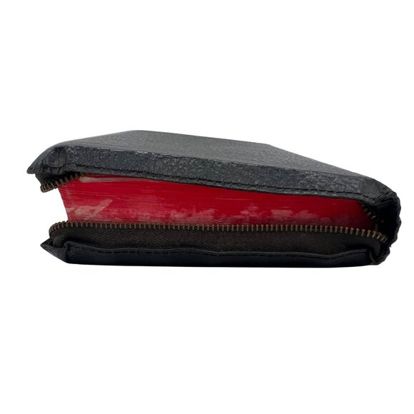 Vintage KJV Bible 1950 Zippered Red Letter Concordance Leather 1950s - Picture 6 of 8